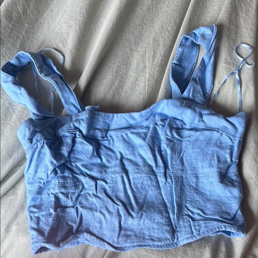 Abercrombie & Fitch Light Blue Tank Top